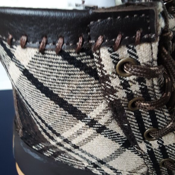 Pendleton Women's Winter Duck Boot size 6M Plaid Shoes - Picture 4 of 11